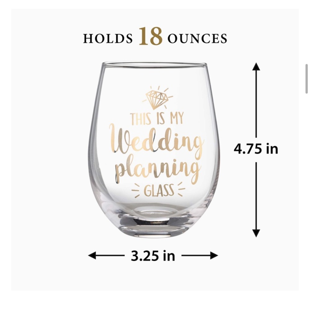 This is my Wedding Planning Glass.